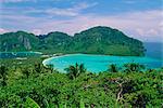 Koh Phi Phi, limestone island that typifies the coastline around Phuket and Krabi, Thailand, Asia