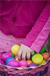 Girl with Easter Eggs