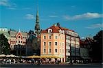 Place de la ville, la vieille ville, Riga