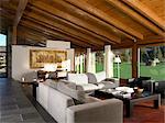 House in La Cerdanya, Girona. Living area. Architect: Carles Gelpí i Arroyo