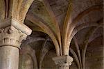 Abbaye du Thoronet, Var, Provence, 1160 - 1190. Vaulting in Chapter House.