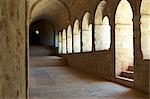 Abbaye du Thoronet, Var, Provence, 1160 - 1190. Cloister passage.