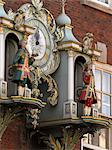 Clock, Fortnum and Mason, Piccadilly, London.