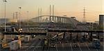 Queen Elizabeth II Bridge, Dartford Crossing, London.