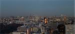 Panorama au crépuscule looking east, Londres.