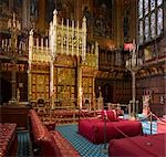 Lord's Chamber, Houses of Parliament, London. Architect: Sir Charles Barry.