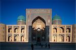 Mir-i Arab Madrasa, Bukhara, 1535 - 1536. A fine example of a public school for teaching the doctrine of the the Koran.