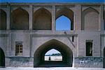 Si-o Se Pol, The Bridge of Thirty-Three Arches, Isfahan, 1597 - 1598. A bridge that includes tea rooms.