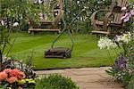 Jardin de curé de Mundy - Winchester Growers, pavillon de jardin de Daily Mail, 2008 Hampton Court Flower Show en Angleterre. Concepteur : Mary Payne et Jon Wheatley