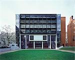 Dana Centre, Science Museum London. Rear elevation daylight. MacCormac Jamieson Prichard Architects