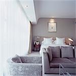 G Hotel, Galway, Irland - Schlafzimmer. Designer, Philip Treacey. Douglas Wallace Architects. Interieur: Stephen Treacey.