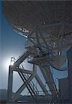 Micro-ondes antennes, White Sands, au Nouveau-Mexique