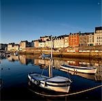 Douarnenez harbour at dawn, Brittany.