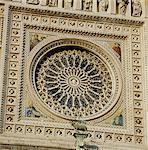 Rose Window, Orvieto Cathedral Umbria. Italy. Architect: Arnolfo di cambio