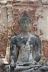 Statue, Ayutthaya, Thaïlande