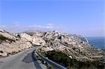Route des calanques, Marseille, France