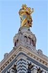 Statue of Mary and Jesus on Belfry, Notre-Dame de la Garde, Marseille, France