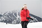 Teenage Girl, Mount Baldy, Sun Valley, Idaho, États-Unis