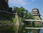 Château de Takahashi à la préfecture de Nagano, Japon