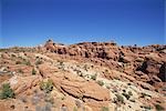 Rocky Rugged Mountains in Wilderness