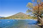 Lac Chuzenji et Nantai dans la préfecture de Tochigi, Japon