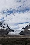 Athabasca Glacier in Canadian Rockies