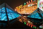 Buildings and lights in xian