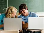 Students in a classroom.