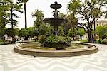 Fountain, Main Square, Valparaiso, Chile