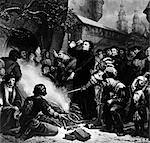 1500s MARTIN LUTHER BURNING THE CATHOLIC POPES BULL 1520