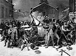 GRAVURE DE BOSTON MASSACRE 5 MARS 1770 - RÉVOLUTION AMÉRICAINE