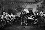 JOHN TRUMBULL'S RENDERING OF THE SIGNING OF THE DECLARATION OF INDEPENDENCE