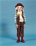 CHILD HALLOWEEN COSTUME CLOWN GIRL