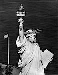 STATUE OF LIBERTY SHOWN FROM WAIST UP