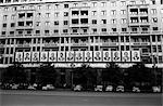 ANNÉES 60 PORTRAITS PRÉSIDIUM MEMBRES FAÇADE MOSCOU HOTEL UNION POUR RÉCEPTION