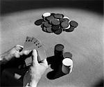 PLAYING CARDS POKER CHIPS GAMBLING
