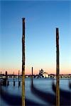 Venedig-Bucht in der Abenddämmerung, Venedig, Italien