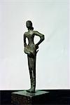 Weibliche Figur aus Bronze, Mohenjo-Daro, Museum von Karatschi, Pakistan, Asien