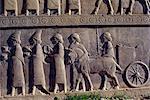Reliefs, Persépolis, UNESCO World Heritage Site, Iran, Moyen-Orient