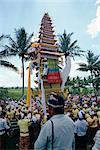 Funeral tower, funeral rites, Bali, Indonesia, Southeast Asia, Asia