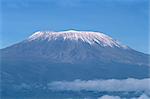 Mount Kilimanjaro, UNESCO World Heritage Site, seen from Kenya, East Africa, Africa