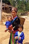 Meo hill tribe, near Chiang Mai, Thailand, Southeast Asia, Asia