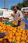 Market day, Agios Nikolas, Crete, Greek Islands, Greece, Europe