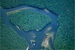 Fluss in der Nähe von Kavak, ein indianisches Dorf in der Nähe der Salto Angel, Venezuela, Südamerika