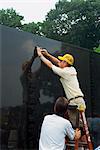 Guerre du Vietnam Memorial, Washington D.C., États-Unis d'Amérique, l'Amérique du Nord
