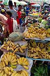 Samedi sur le marché, de Saint-Georges, Grenade, îles sous-le-vent, Antilles, Caraïbes, Amérique centrale