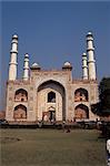 Le mausolée d'Akbar le grand, Sikandra, Agra, Uttar Pradesh, Inde, Asie