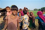 Children in village, Dhariyawad, Rajasthan state, India, Asia