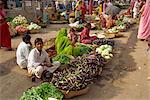 Légumes au marché, Dhariyawad, Rajasthan État, Inde, Asie