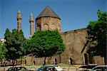 Exterior wall of Sultan Izzettin tomb, Sivas, Anatolia, Turkey, Asia Minor, Eurasia